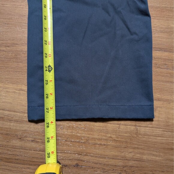 LL Bean Wrinkle-Free Bayside Pants Womens 14 Reg Classic Fit Chinos Blue - Picture 9 of 11